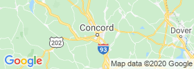 East Concord map